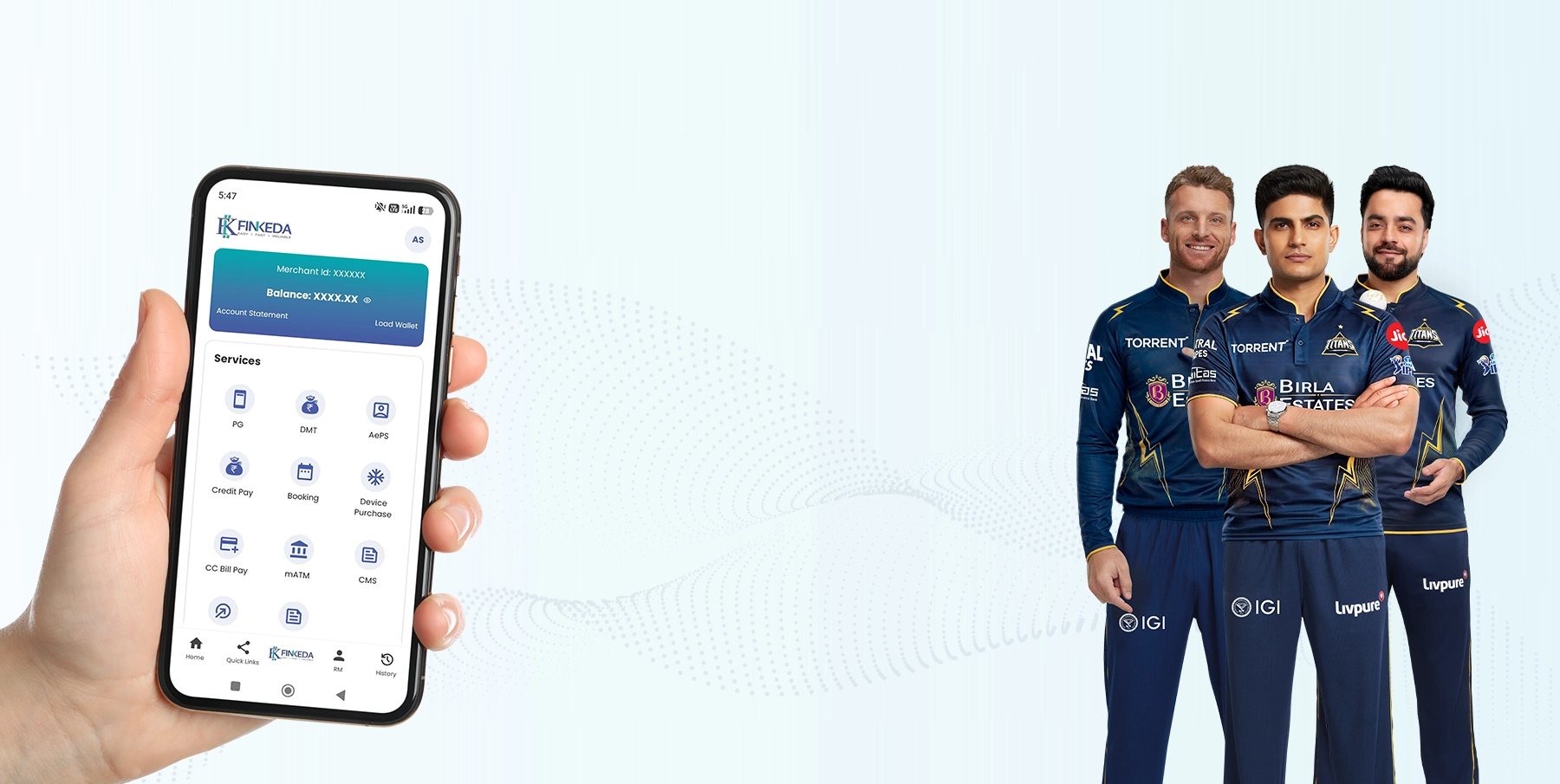 Finkeda - Digital Banking Services with GT Players iPad 2026